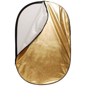 Linkstar reflectiescherm 2 in 1 r-6090gs goud/zilver 60x90 cm