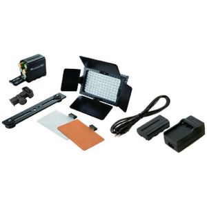 Falcon Eyes LED Lamp Set Dimbaar DV-96V-K2 incl. Accu