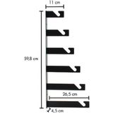 Studioking Ophangsysteem Achtergrondrol 59,8 Cm Zwart 36-delig