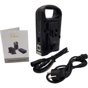 Rolux Double Battery Ladegerät RL-2Ks für V-Mount-Akku