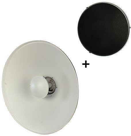 StudioKing Beauty Dish Wit SK-BD550W 55 cm voor Falcon Eyes