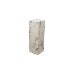 Pillar Pols Potten Marble Look White Large