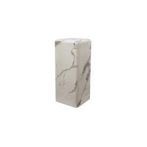 Pillar Pols Potten Marble Look White Medium