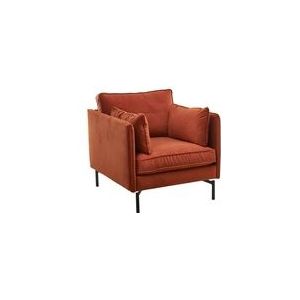 Fauteuil POLSPOTTEN Ppno.2 Velvet Rust