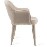 Chair Pols Potten Arms Cosy Fabric Ecru