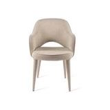 Chair Pols Potten Arms Cosy Fabric Ecru