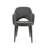 Chair Pols Potten Arms Cosy Fabric Dark Grey