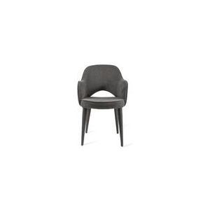 Chair Pols Potten Arms Cosy Fabric Dark Grey