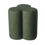 Stool POLSPOTTEN Clover Boucle Green