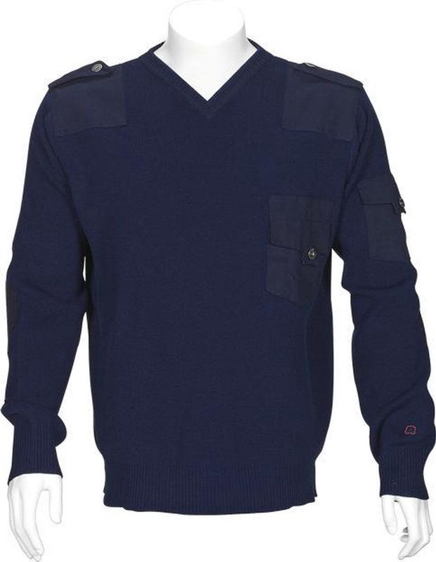 T'RIFFIC TITAN Commandotrui v-hals donkerblauw - Maat XXL