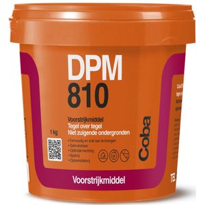 Coba DPM810 voorstrijkmiddel voor niet zuigende ondergronden, tegel over tegel 1 liter