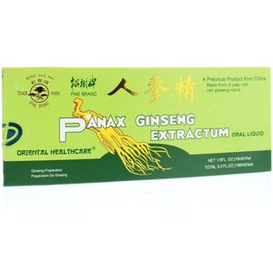 Panax ginseng Panax ginseng extractum 10x10 ml 100 Milliliter