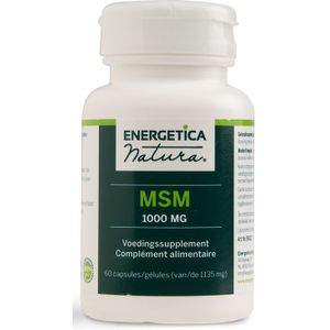 Energetica Natura MSM 1000 mg 60 capsules