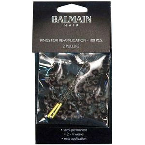 Balmain - DoubleHair - Length & Volume Vastzetringen - 100 Stuks - Bruin