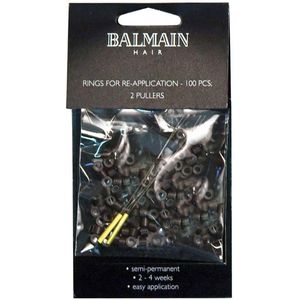 Balmain Micro Rings Bruin 100st