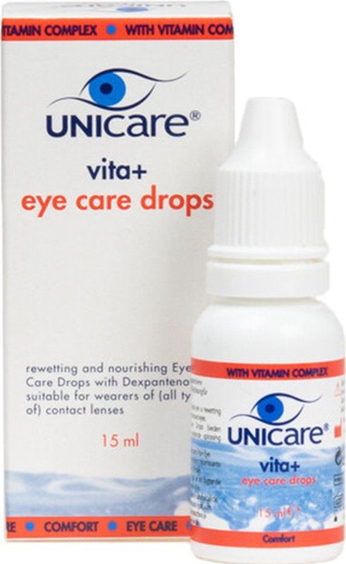 Unicare - Vita+ - Oogdruppels - Bevochtigend - Dexpanthenol