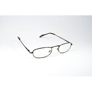 Ibd Leesbril universeel bruin metaal +3.00 ex