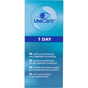 Unicare daglenzen -1,50 - 30 stuks - zachte contactlenzen dag