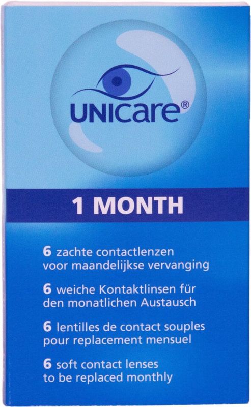 Unicare - Maandlenzen - Hioxifilcon A - 57% Watergehalte