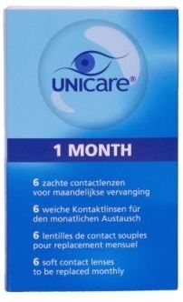 Unicare - Maandlenzen -4.50 - Medisch Hulpmiddel - Zachte Lenzen - UV-bescherming