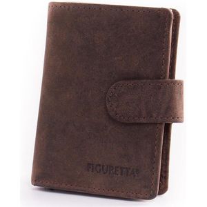 Figuretta Card Protector 1300998HU Hunter RFID - Creditcardhouder - Leer - Bruin