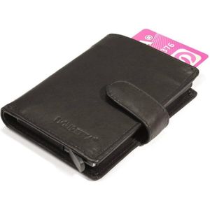 Figuretta RFID Card Protector - Creditcardhouder - Leer - Zwart