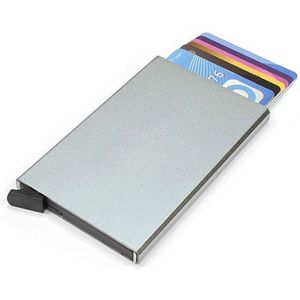 RFID-kaartbescherming hard hoesje, Kleur: grijs., Eén maat, Klassiek