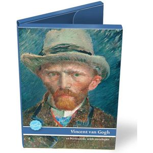 Kaartenmapje, 10 dubbel kaarten, meesterwerken Vincent van Gogh