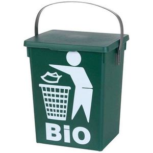 Bioafvalbox - groen - 5 liter