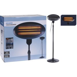 Mobiler Elektro-Stand-Heizstrahler, 2000 Watt, höhenverstellbar