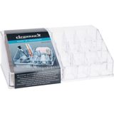 Eleganza - Make-up Organizer - Transparant - Kunststof - 4 Grote en 12 Kleine Compartimenten