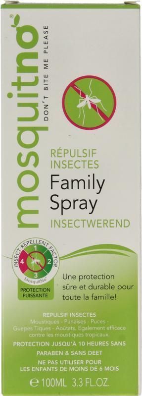 Mosquitno Insect Repellent Family Spray 100ml - Anti Muggenspray