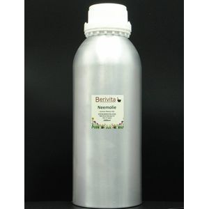Neemolie - 1 Liter - Pure Koudgeperste Onbewerkte Neemolie - Aluminium Fles