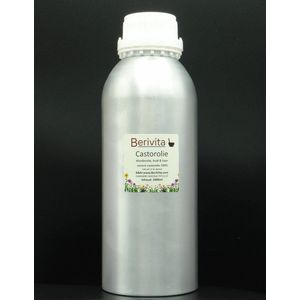 Castorolie, Wonderolie Liter Puur & Koudgeperst - Castor Huidolie en Haarolie - Aluminium Fles