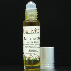 Tamanu Olie Puur 10ml Rollerfles - Huidolie en Gezichtsolie