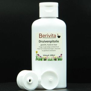 Druivenpitolie Puur 100ml - Huidolie en Haarolie - Koudgeperst - Grape Seed Oil