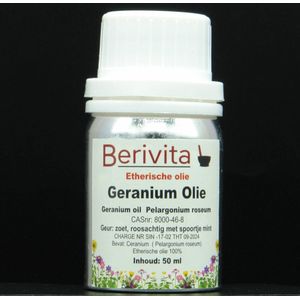 Geranium Olie 100% 50ml - Etherische Geraniumolie van Rozengeranium bloemen - Pelargonium