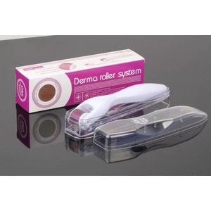 Dermaroller met 540 Naaldjes van 0,5mm - CE gekeurd - Microneedling Roller - Huid Roller - Gebruikt bij Rimpels en Fijne Lijntjes
