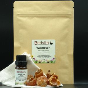 Wasnoten 150gr met 10ml Dennen Geurolie en Waszakje - 100% Natuurlijk Wassen