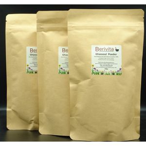 Ghassoul Klei Poeder 3x 250gr - Zuiver Rhassoul Kleipoeder - Gezichtsmasker, Lichaamspakking