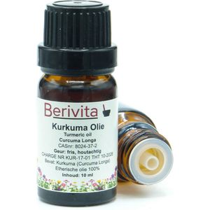 Kurkuma Olie 100% 10ml - Etherische Curcuma Olie - Turmeric Oil