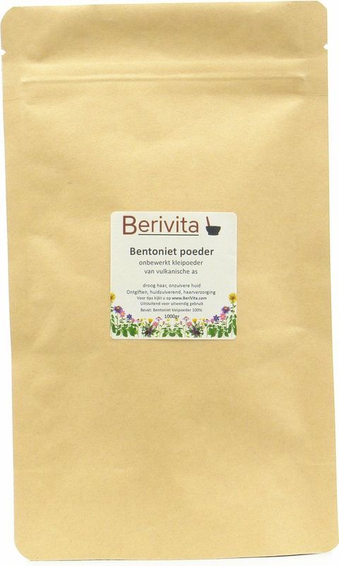 Bentoniet Poeder 100% Zuiver - 100gr Bentoniet Klei Poeder - Voor Klei Masker of Lichaamspakking