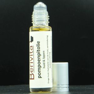 Pompoenpitolie Puur 10ml Rollerfles - Huidolie en Lippenolie - Pompoenzaadolie, Pumpkin Seed Oil