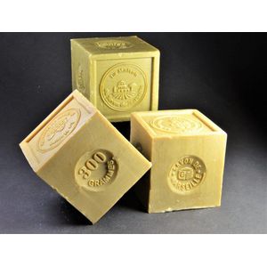 Marseille Zeep - Groene Marseille Zeep - 3x300gr - 72% Olijfolie - Natuurlijke Handzeep