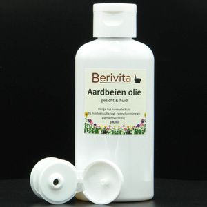 Aardbei Olie Puur 100ml - Huidolie van zaden, pitten van Aardbeien, Aardbeienolie - Strawberry Oil