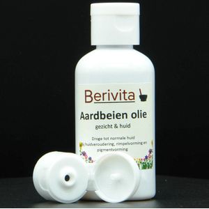 Aardbei Olie Puur 50ml - Huidolie van zaden, pitten van Aardbeien, Aardbeienolie - Strawberry Oil