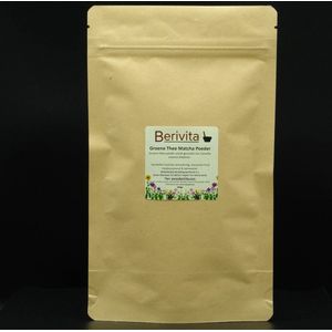 Groene Thee Poeder 100gr - Puur Matcha Poeder, Green Tea Powder - Theepoeder voor Gezichtsmasker of Lichaamspakking