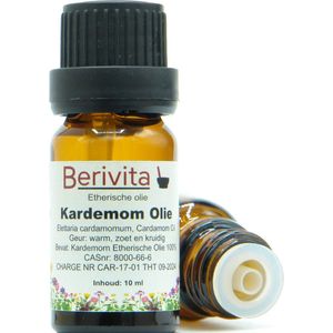 Kardemom Olie 100% 10ml - Etherische Kardemomolie van Elettaria cardamomum - Cardamom Oil