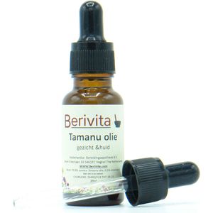 Tamanu Olie Puur 20ml Pipetfles - Huidolie van Tamanu Pitten