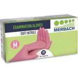 Soft Nitril Handschoenen Roze - 100 stuks - M